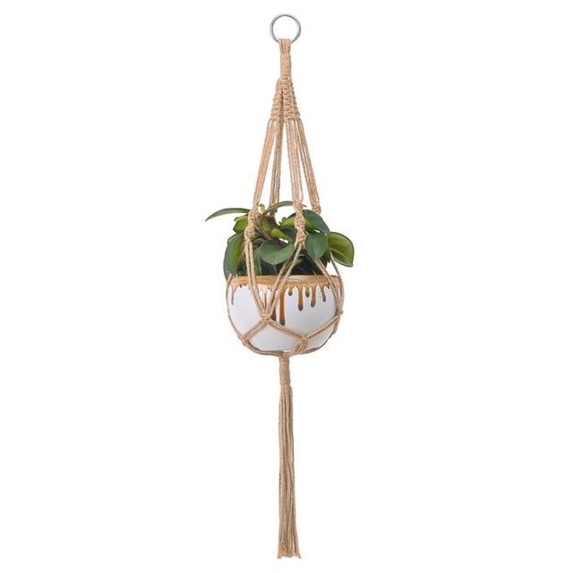 Vintage Macrame Plant Hanger - A pair - Area Collections