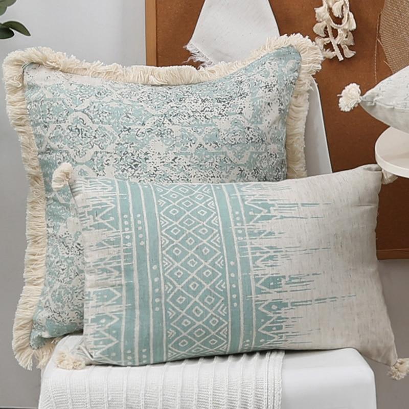 Vintage Pastel Blue Pillow - Area Collections